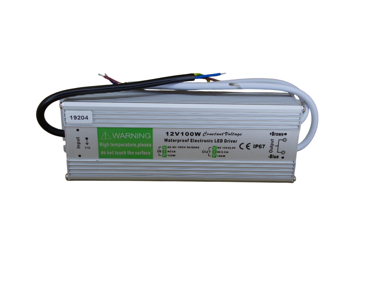 Блок питания 12В - 8.33 A - 100Вт  IP67