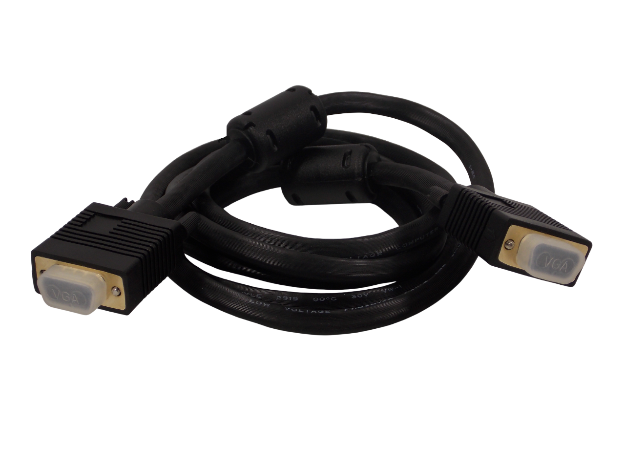 Шнур HDB 15pin на HDB 15pin / литой HQ с фильтром / 1.8 метра / черный