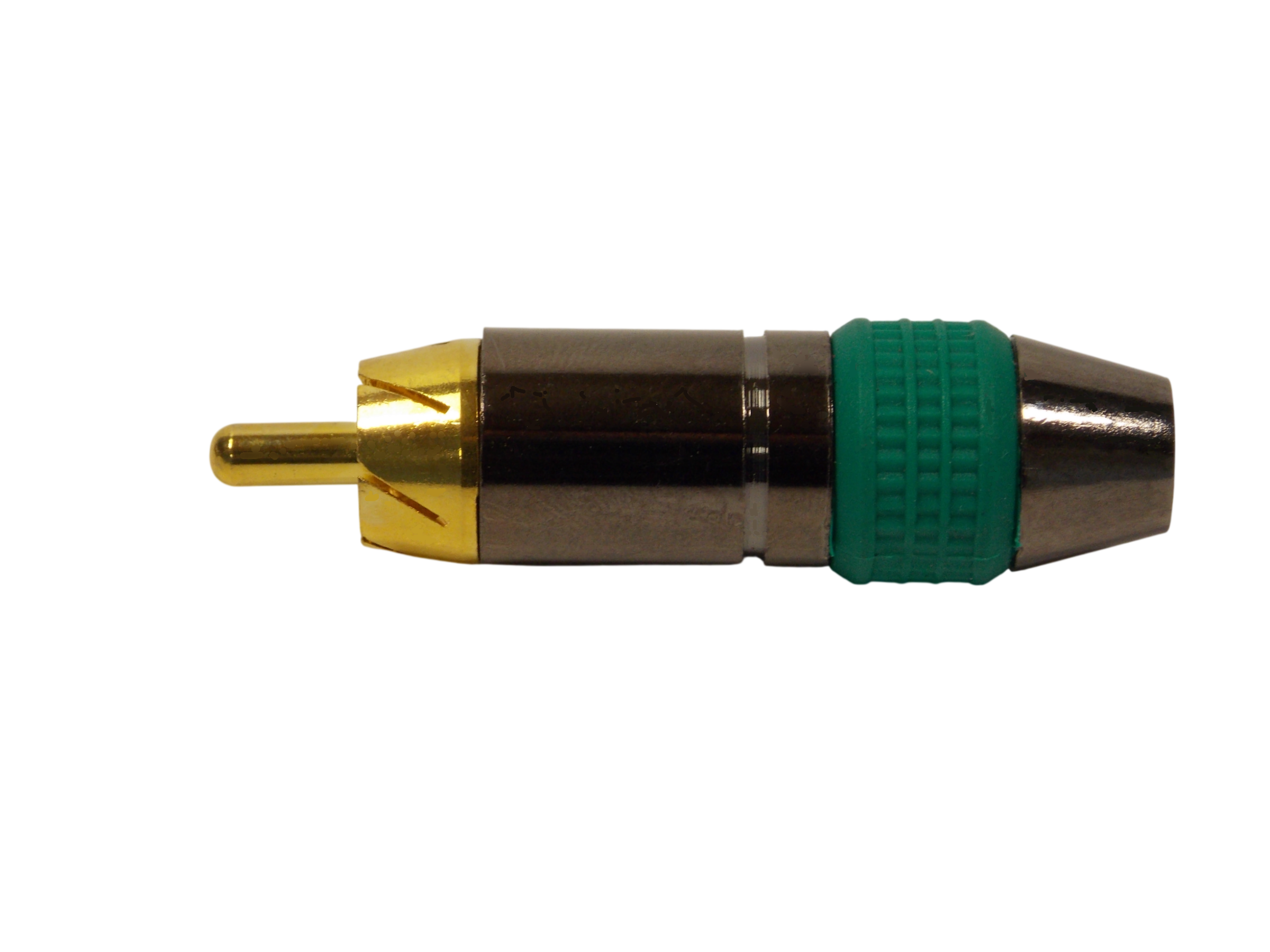 Штекер RCA / тюльпан / металл /  красный / зеленый