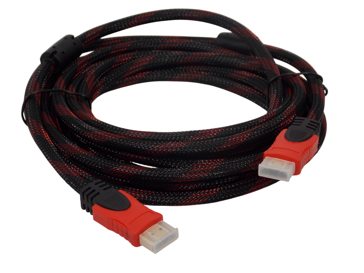 Шнур HDMI 19pin на  HDMI 19pin /  5 метров / нейлоновая оплетка