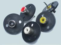 Гнездо RCA панель Х1 №1круг