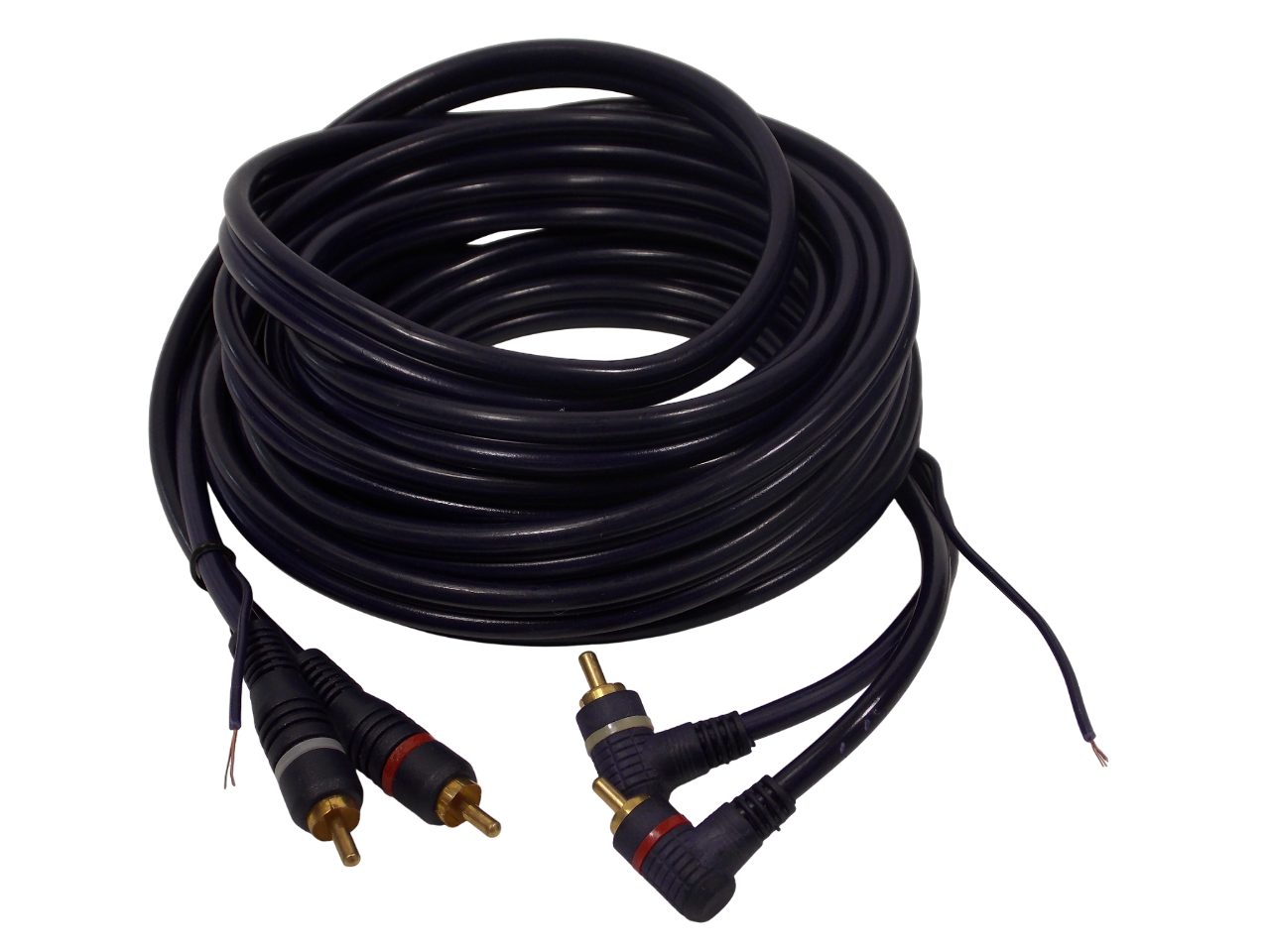 Автомобильный шнур 2 х RCA на 2 х RCA с  управляющим проводом