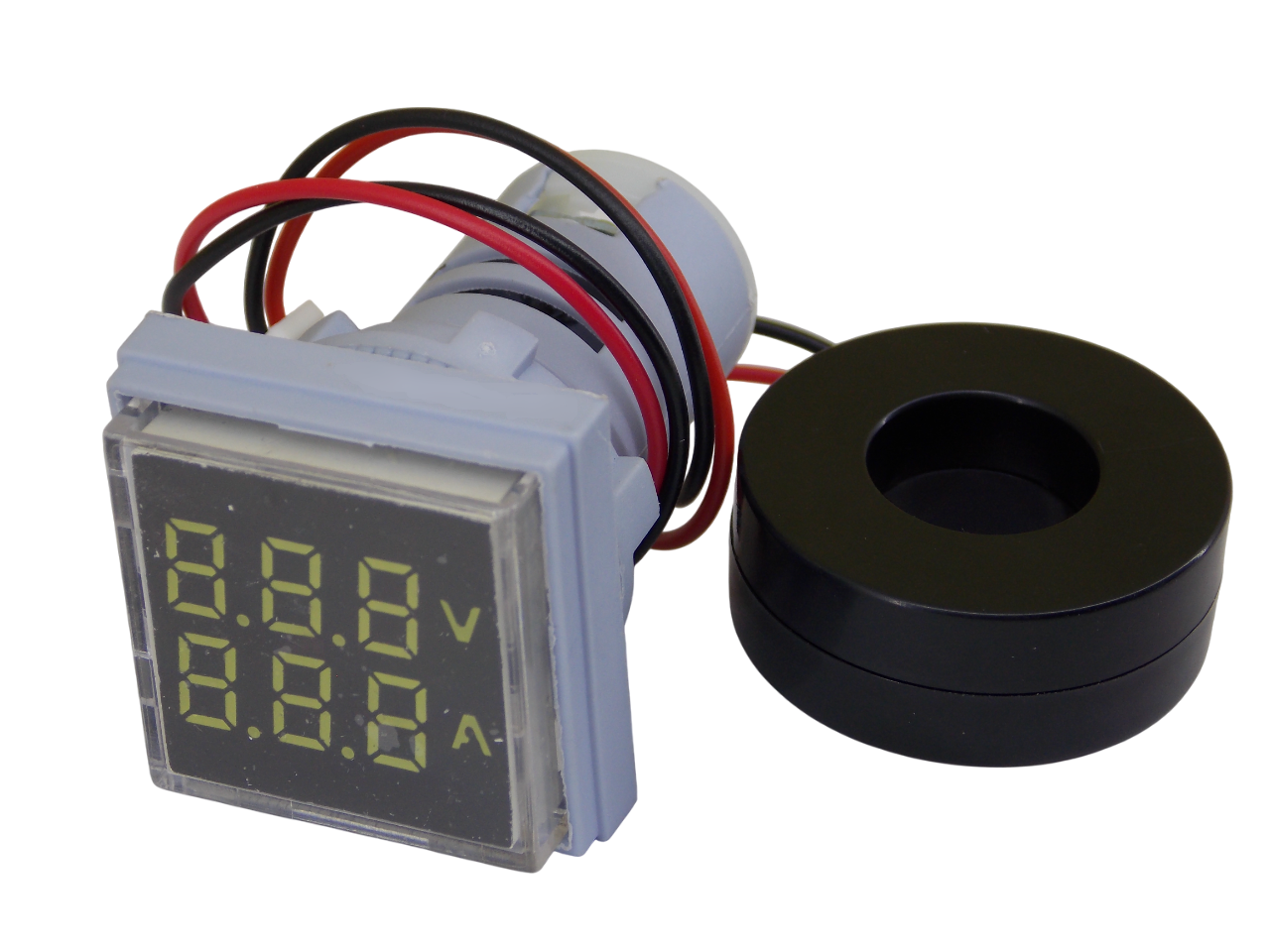 Цифровой вольт-амперметр переменного напряжения 60-500В;    0 -100А