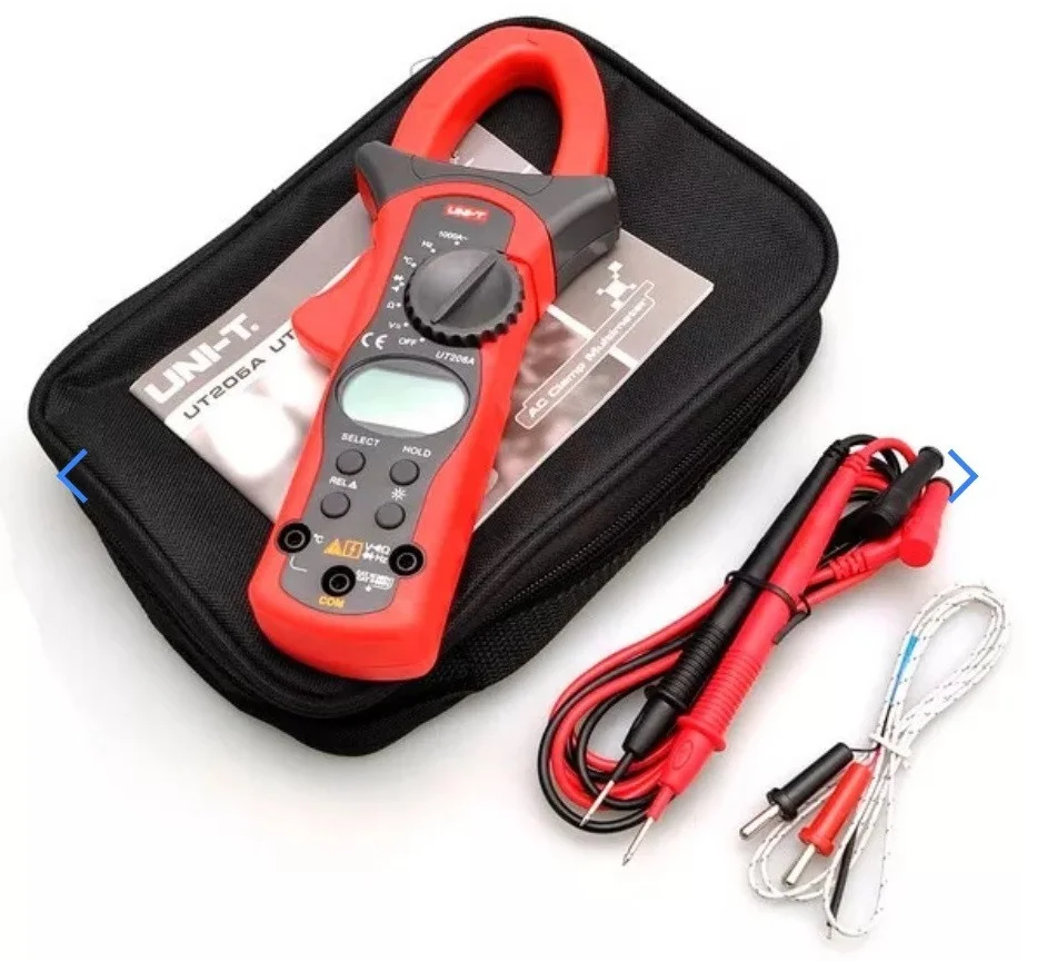 Тестер ( ток. клещи на перем.ток, многофунк.) UNIT UT206A