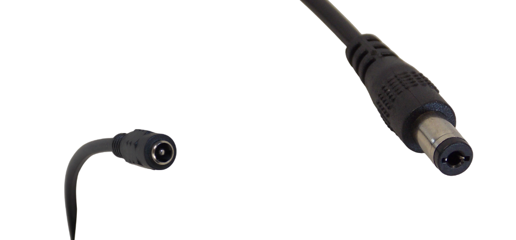 Шнур разветвитель питания 5.5*2.1мм гнездо на 8 штекеров 5.5*2.1мм / 40 см / черный