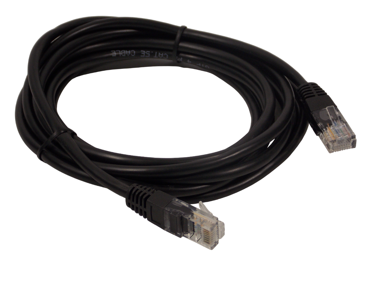 Патч - корд RJ45  на RJ45 / соединительный шнур / UTP / CAT5e / 3 метра / черный