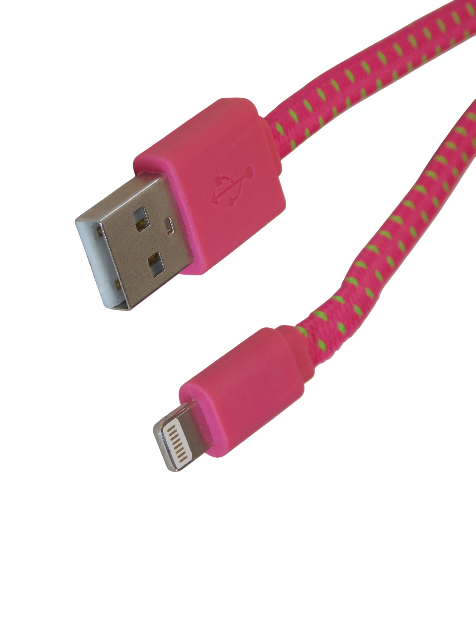 Шнур  USB - A  штекер на  Lighting 8pin Apple / 1 метр / текстильная  оплетка