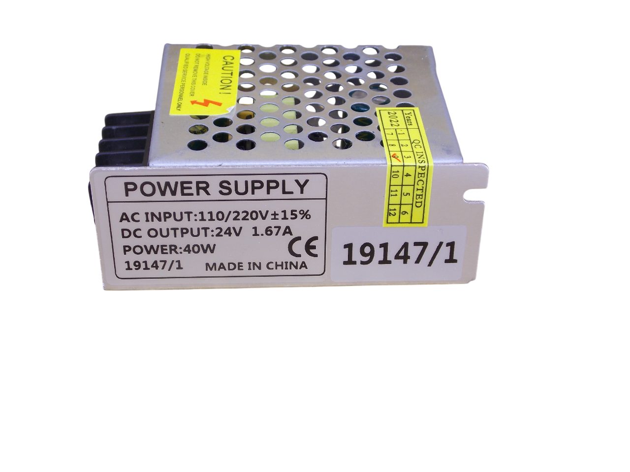 Блок питания 24В - 1.67А - 40Вт 