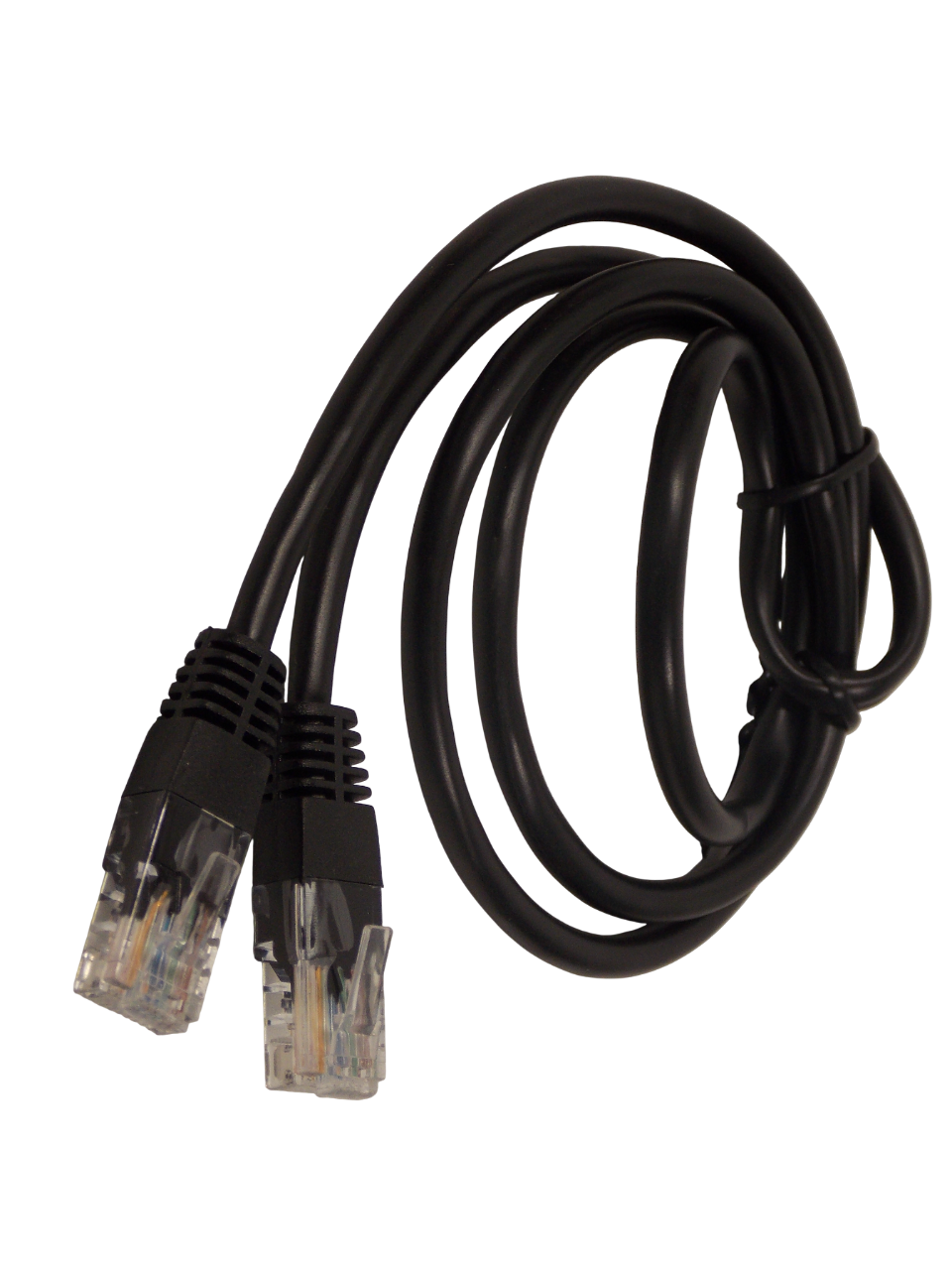 Патч - корд RJ45 на RJ45 / соединительный шнур / UTP / CAT5e / 1метр / черный