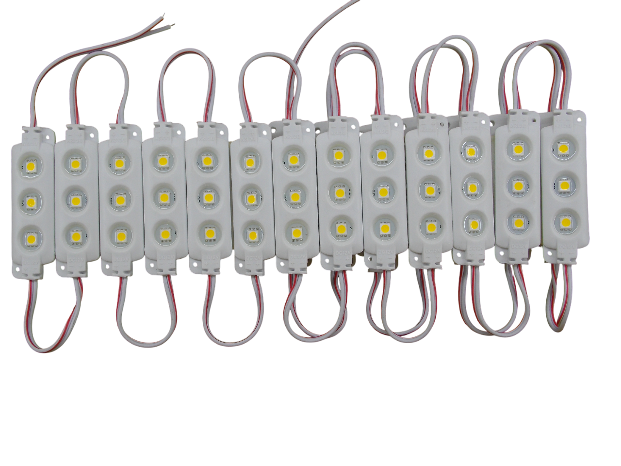 Светодиодный модуль 12В - 1.5Вт - 3000К  5050 3Led