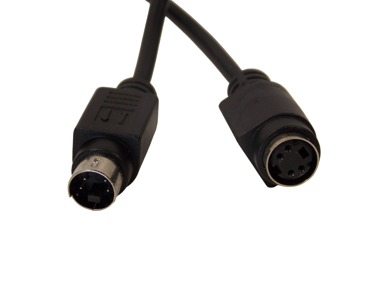 Шнур  S - Video 4pin на S - Video 4pin  гнездо / 3 метра / черный