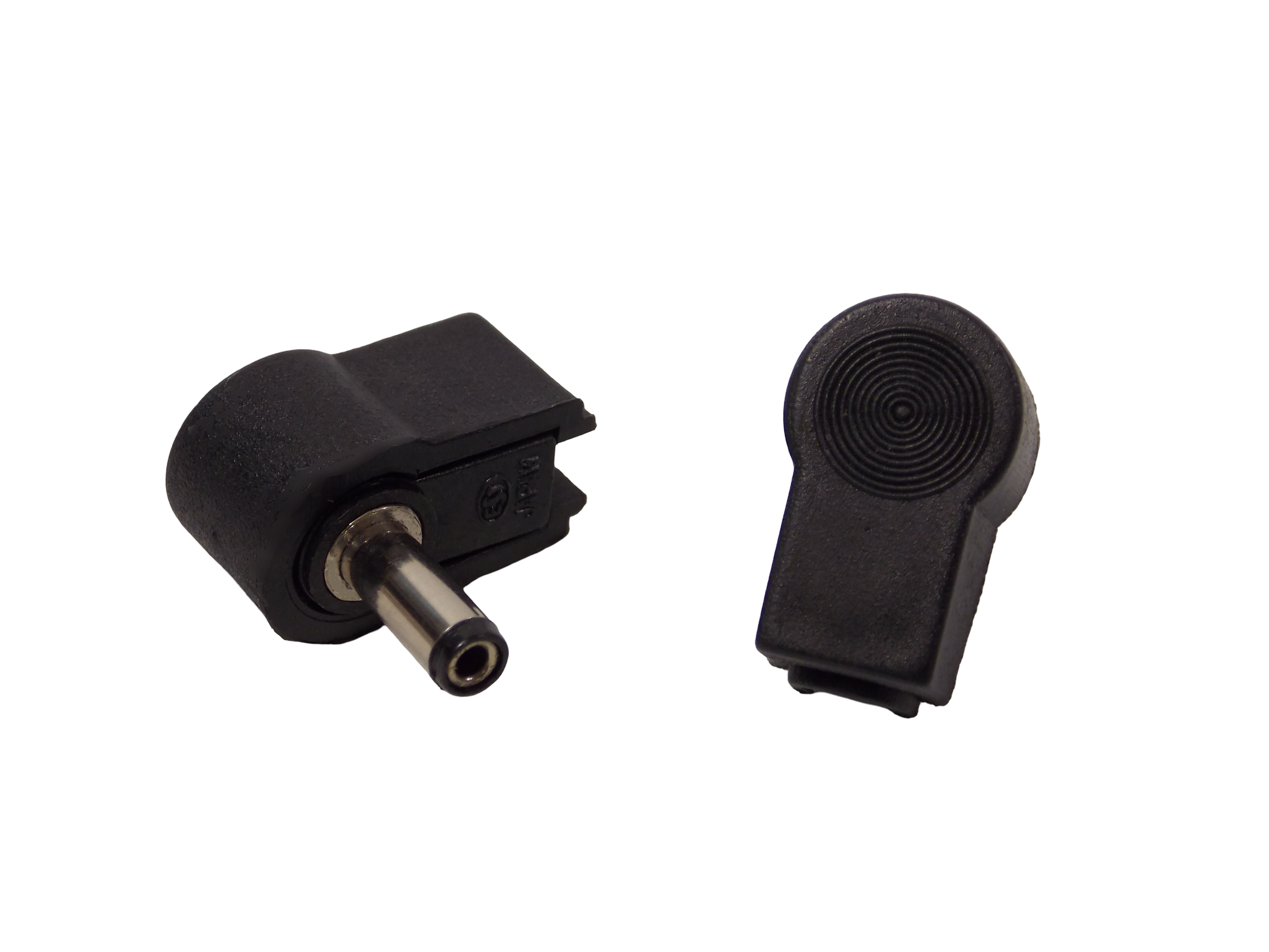 Штекер питания 4.0*1.7мм  угловой / пластик