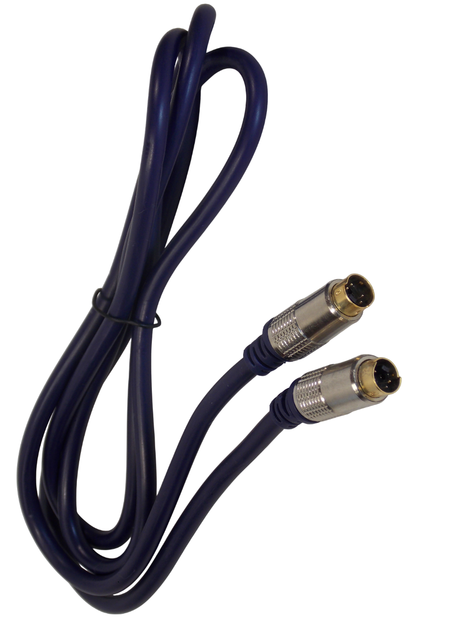 Шнур S - Video 4pin на S - Video 4pin / 1.5метра / синий