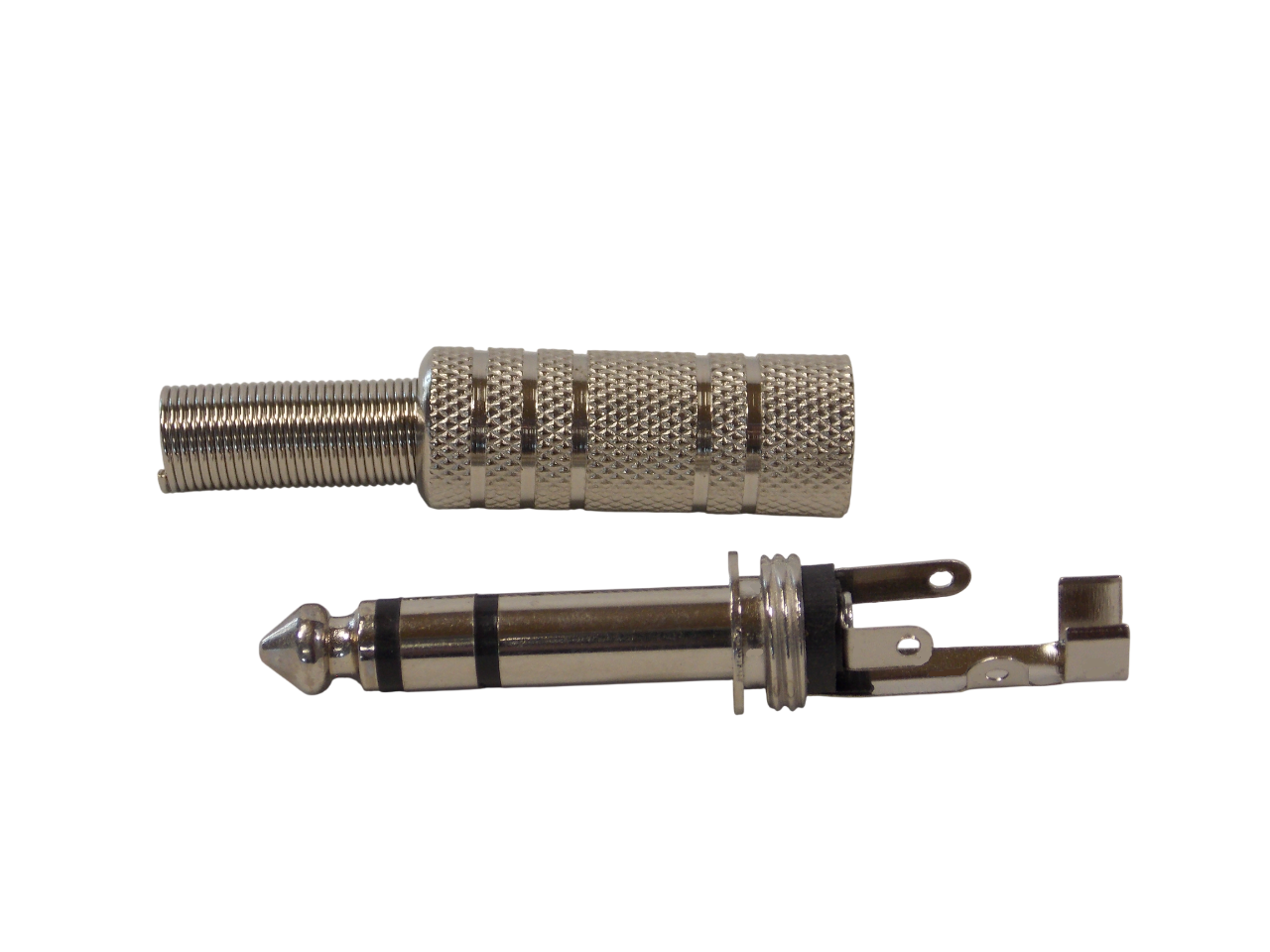 Штекер 6.3мм  стерео / металл