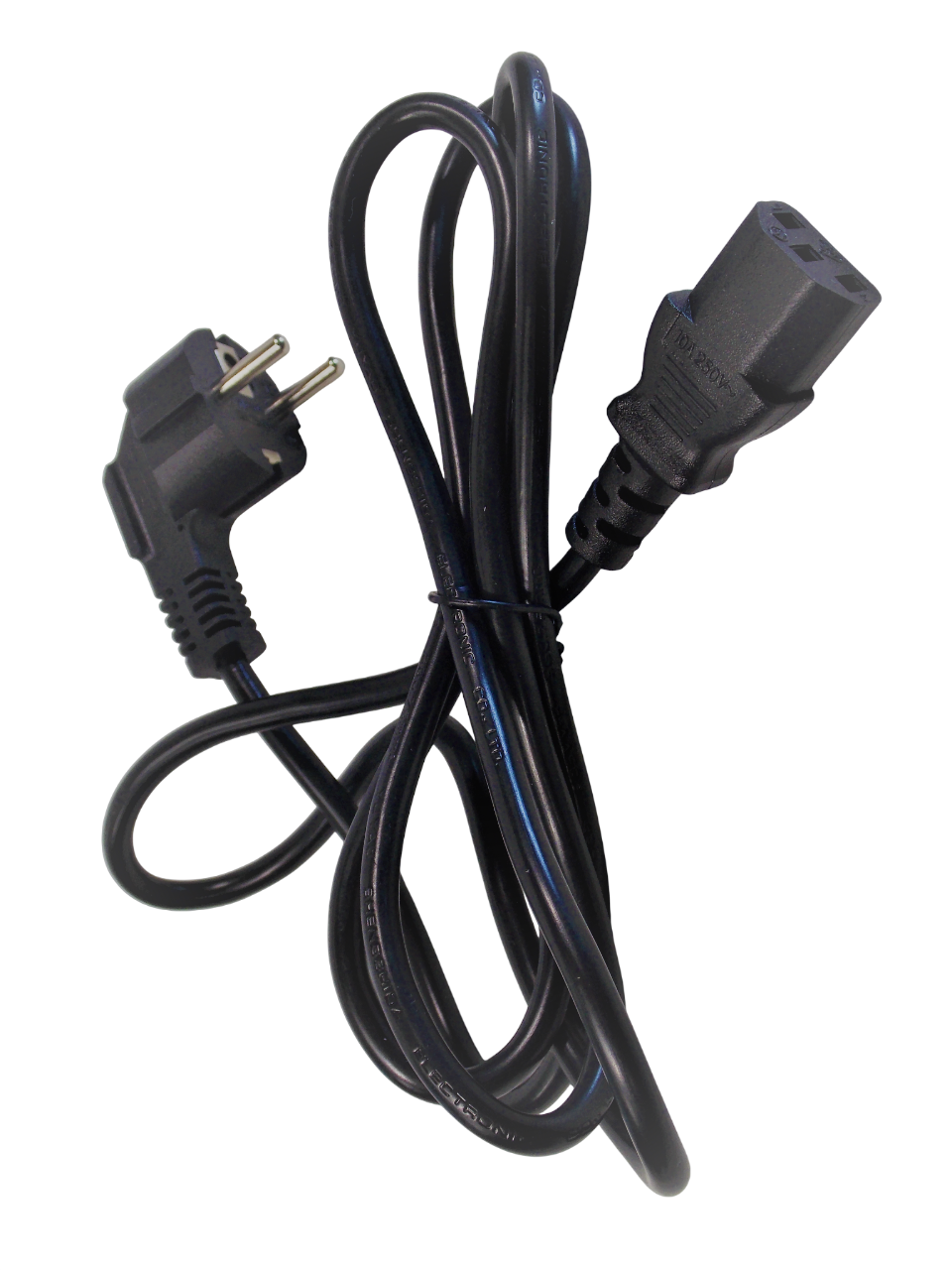 Сетевой компьютерный шнур питания / 1.8 метра / черный