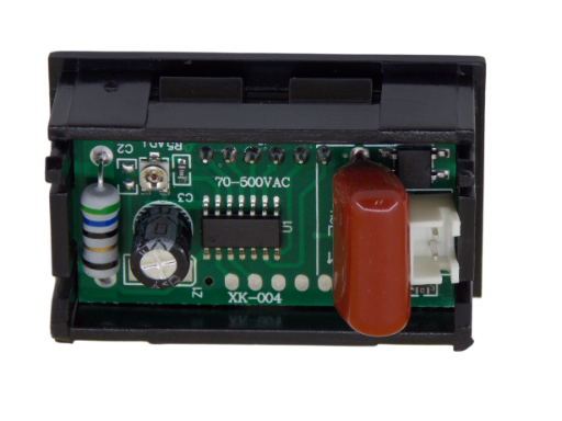 Цифровой вольтметр переменного напряжения 70 - 500В зеленый