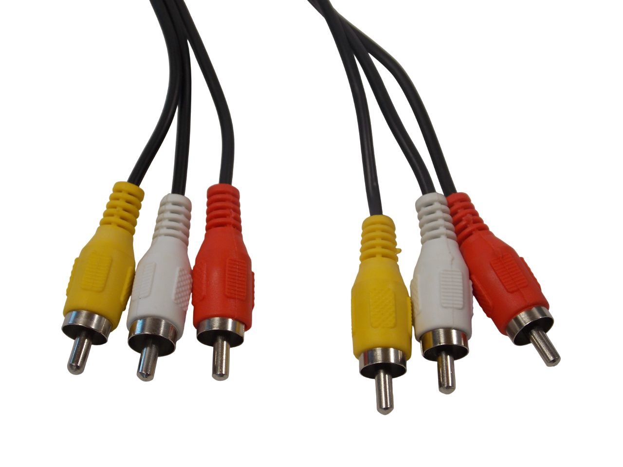 Шнур 3 х RCA на 3 х RCA  / 2.5 метра / черный 