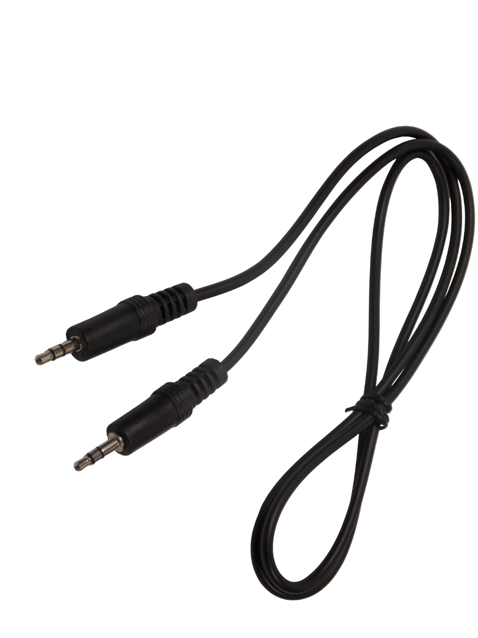 Шнур jack 3.5 мм стерео   на jack 3.5 мм стерео  / 1 метр / черный