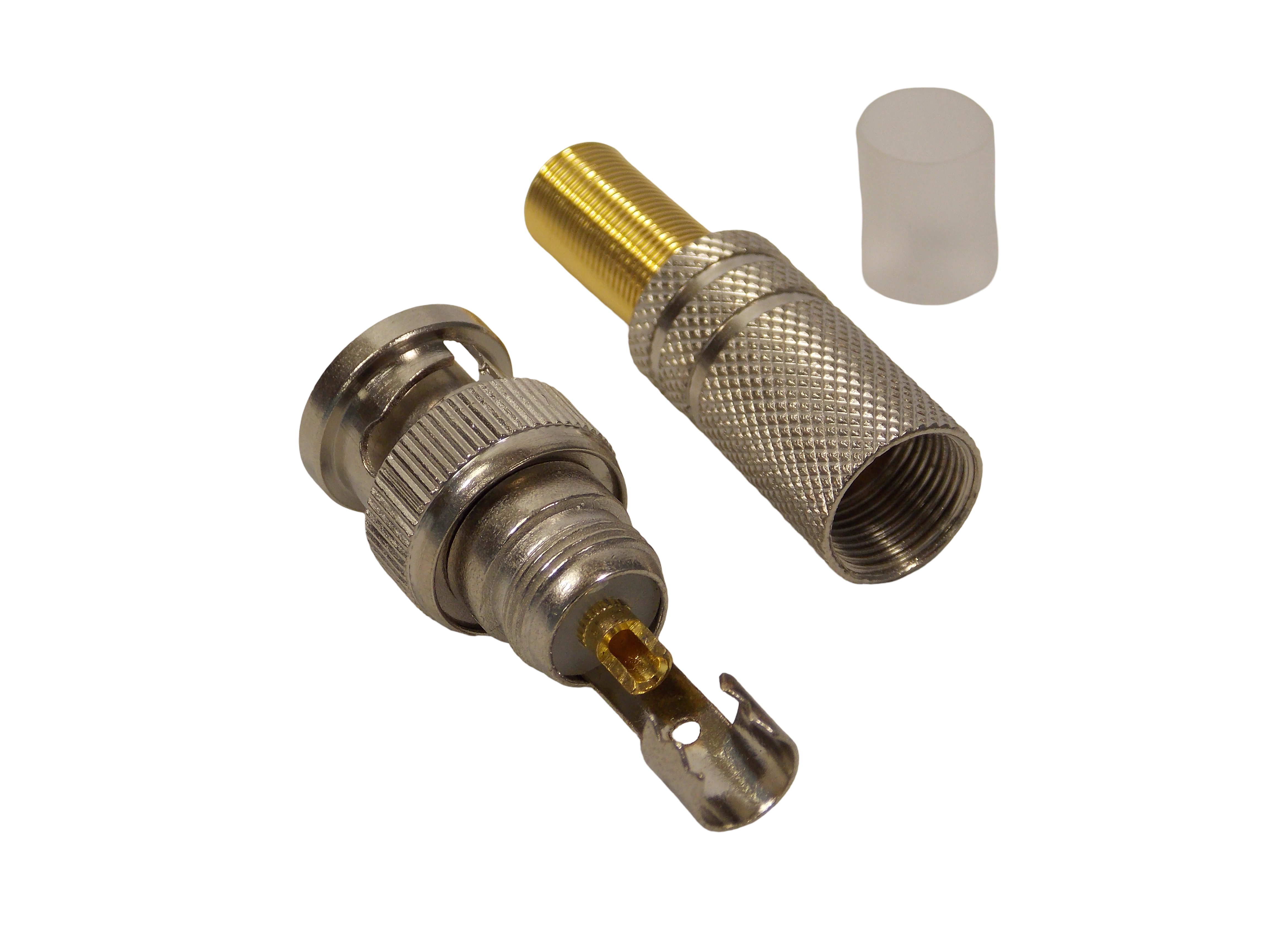 Штекер BNC  под пайку  на кабель 