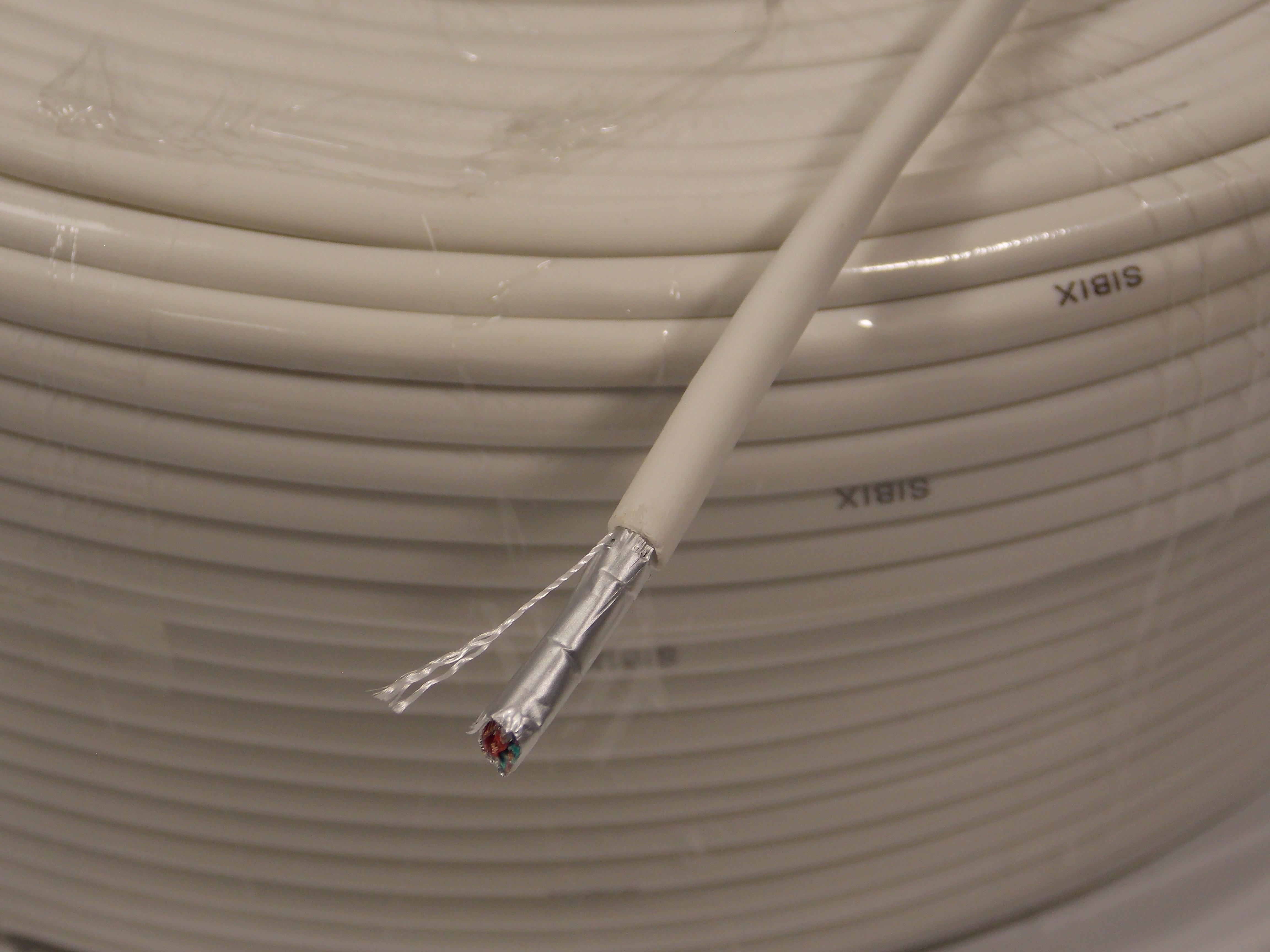 Сигнальный кабель - alarm 4 / 7 x 0.15мм / медный /  экранированный / 100 метров