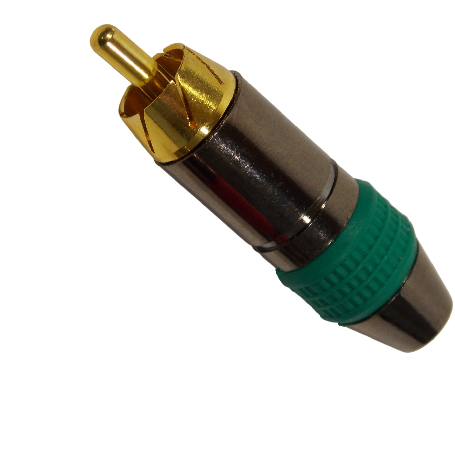 Штекер RCA / тюльпан / металл /  красный / зеленый