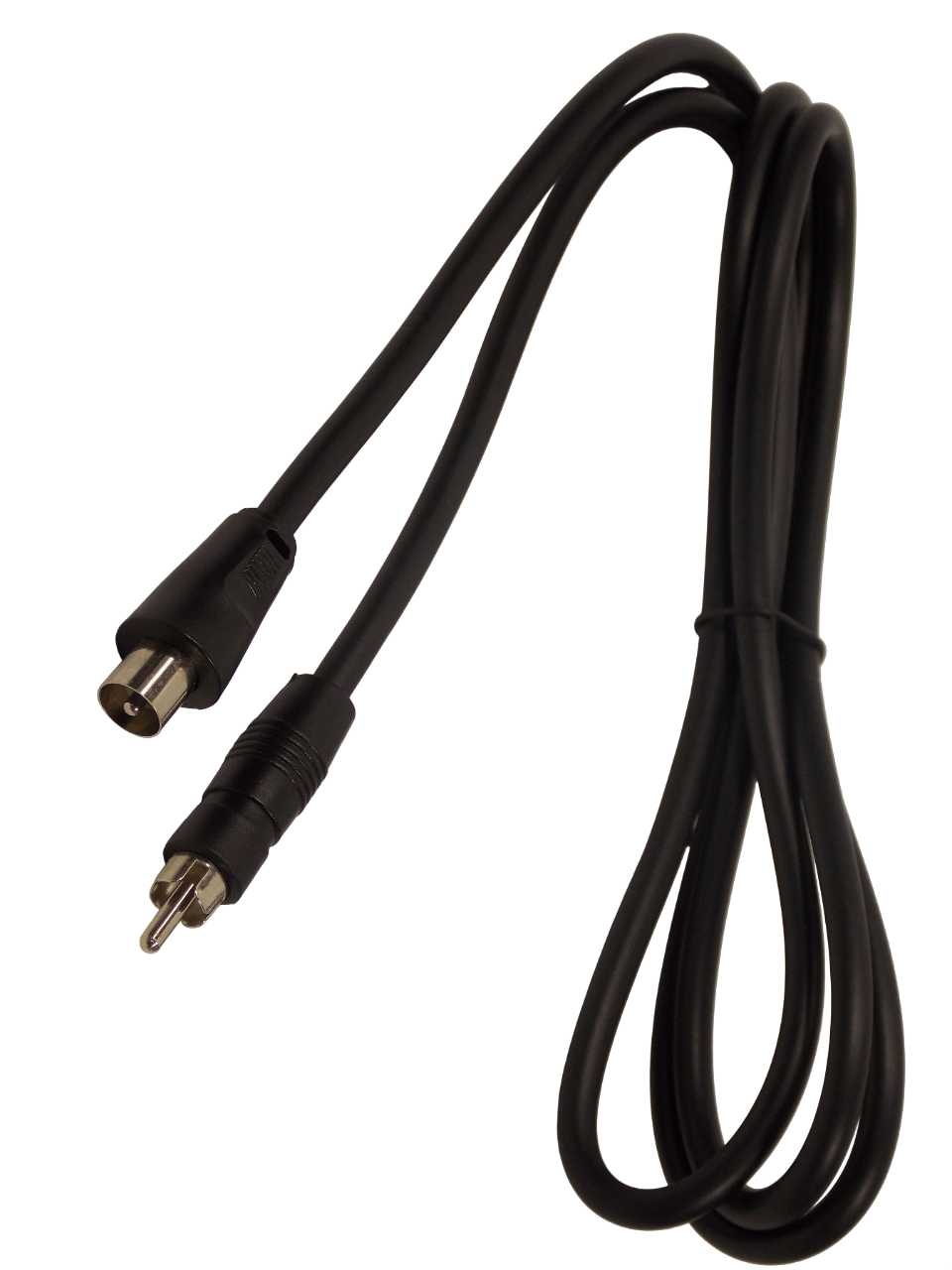 Шнур ТВ штекер на  1 х RCA / 1.5 метра / черный