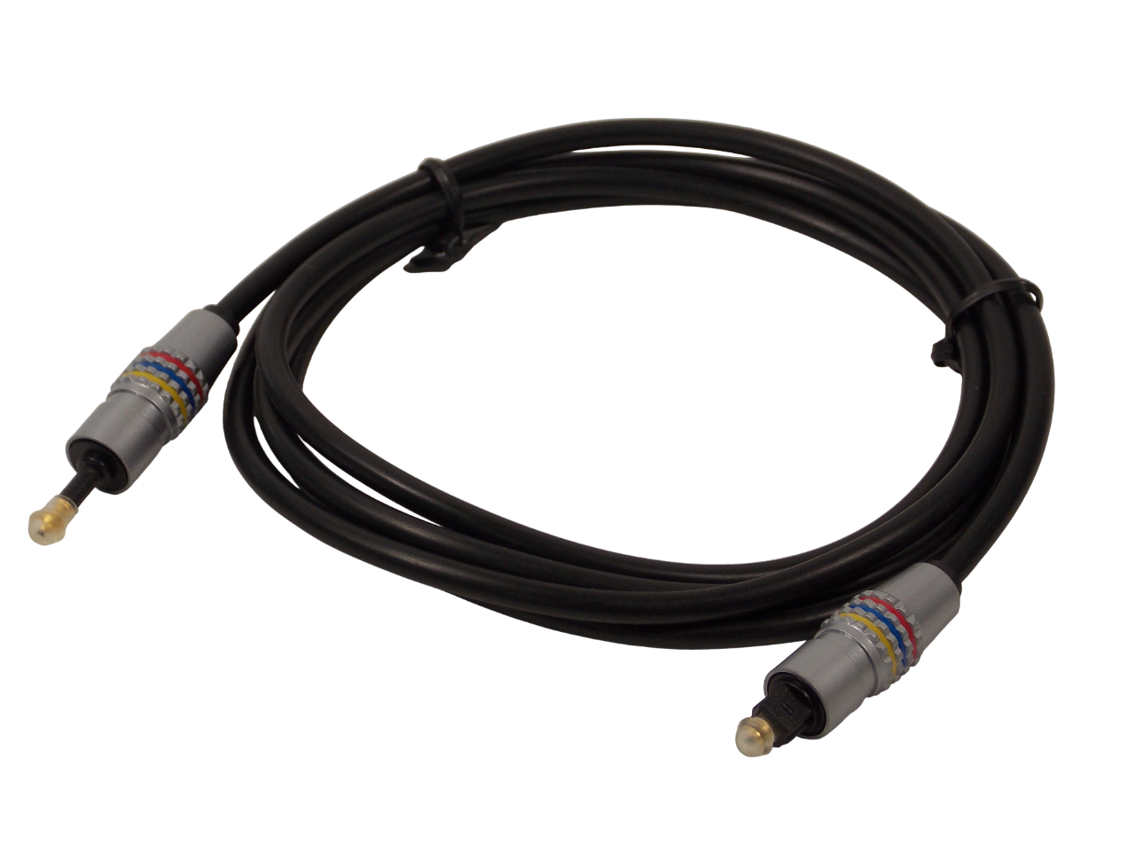 Шнур оптический Toslink - Mini Plug /  5 мм / 1.8 метра