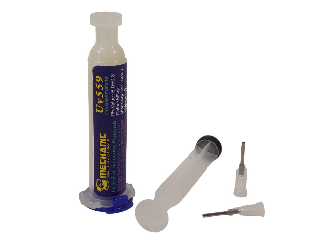 Флюс для пайки MECHANIC  UV - 559 / 10 мл в шприце