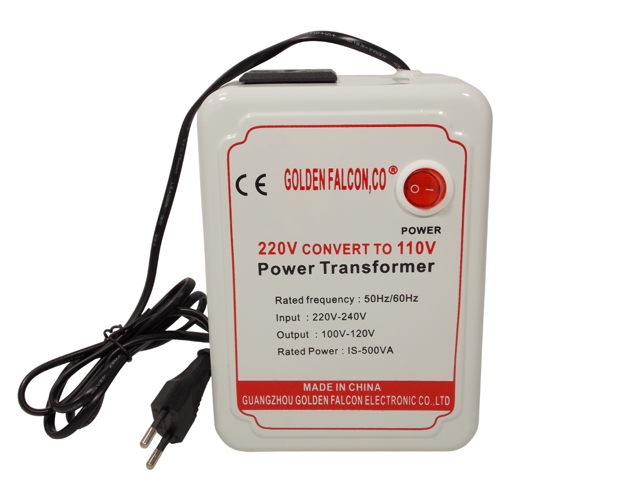 Понижающий трансформатор 220В - 110В - 500Вт