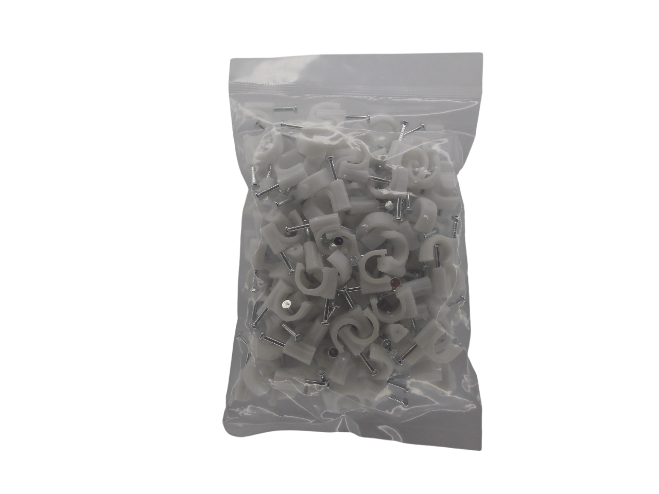 Крепёж для кабеля круглый 9мм / 100 штук