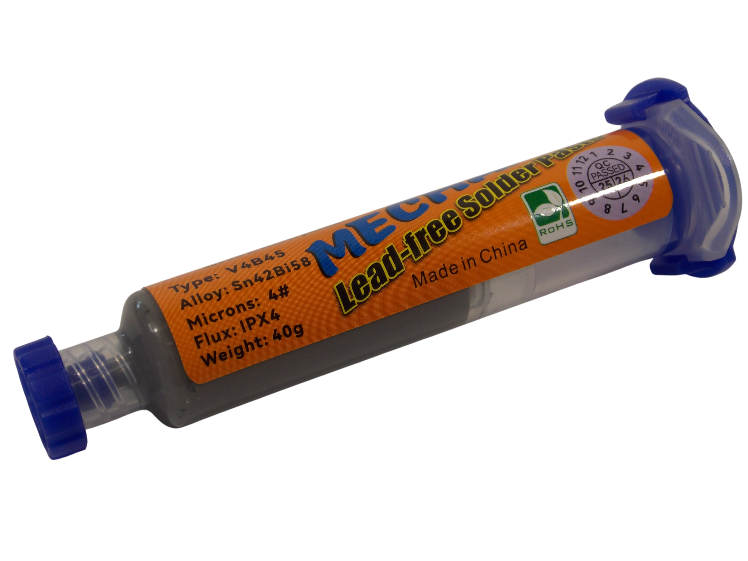 Паяльная паста  Mechanic V4B45 /  138°C / 40 грамм