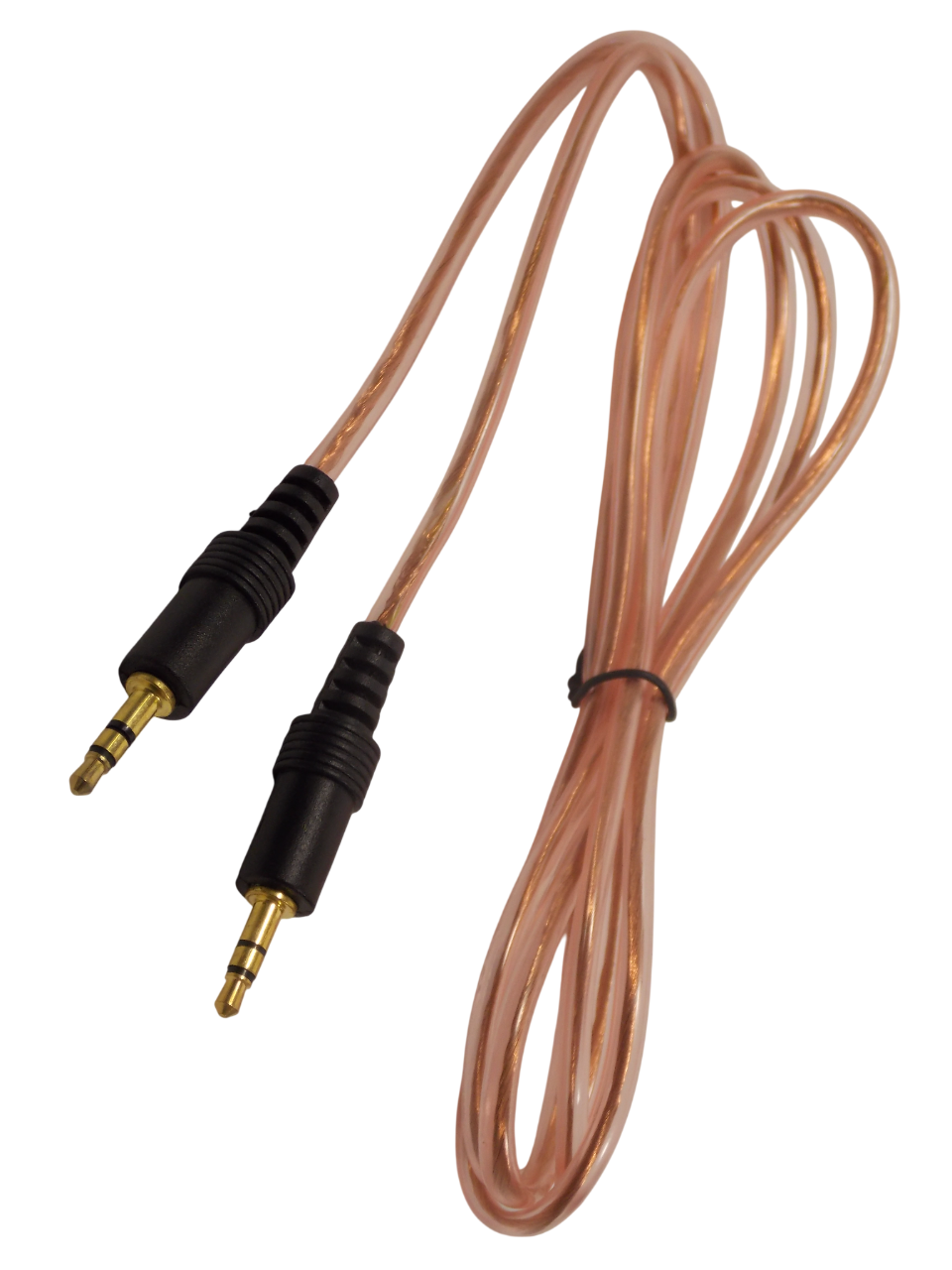 Шнур  jack 3.5мм стерео на - jack 3.5мм стерео / 1.5 метра / прозрачный