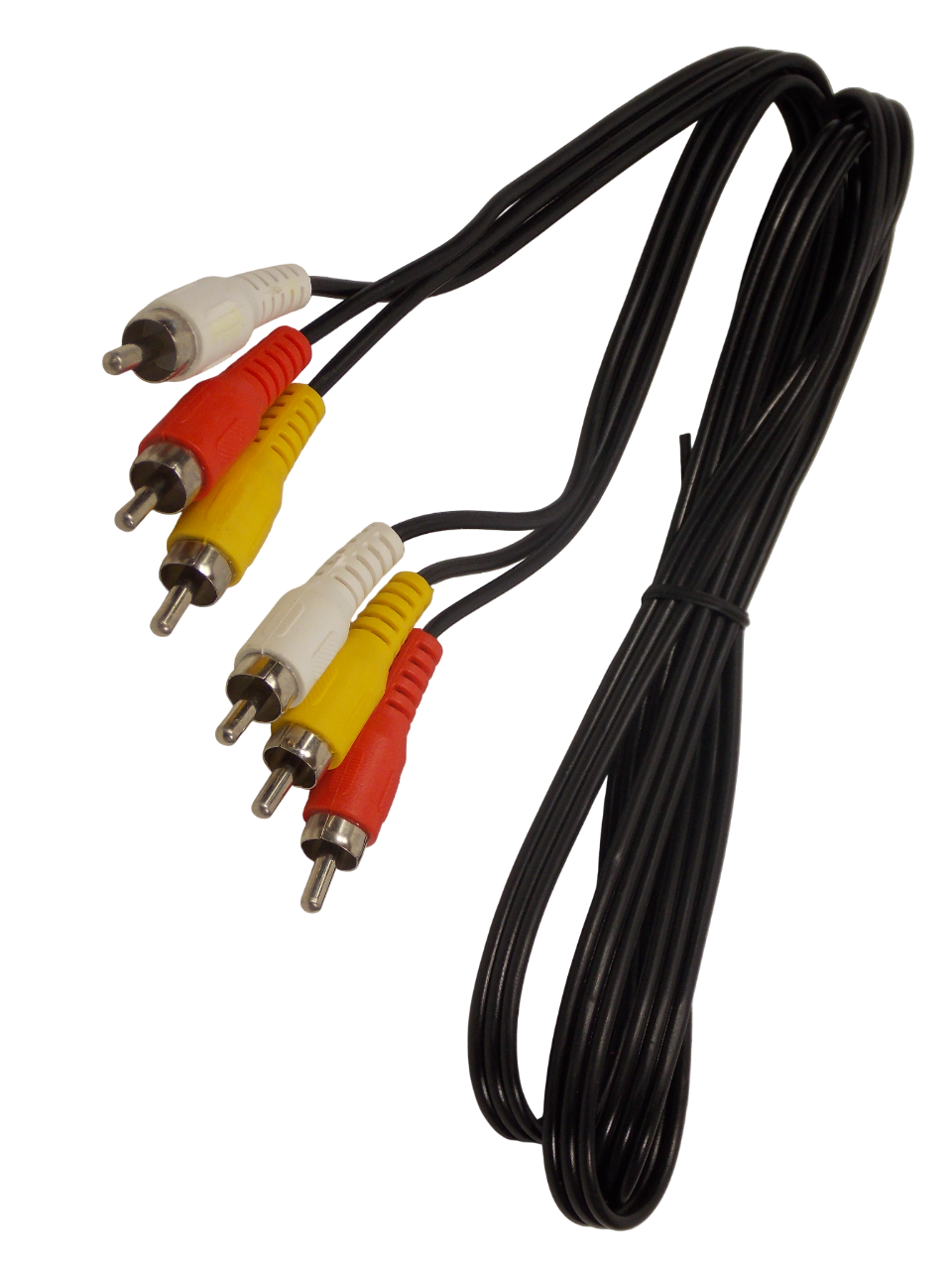 Шнур 3 х RCA на 3 х RCA  / 1.5 метра /  черный 