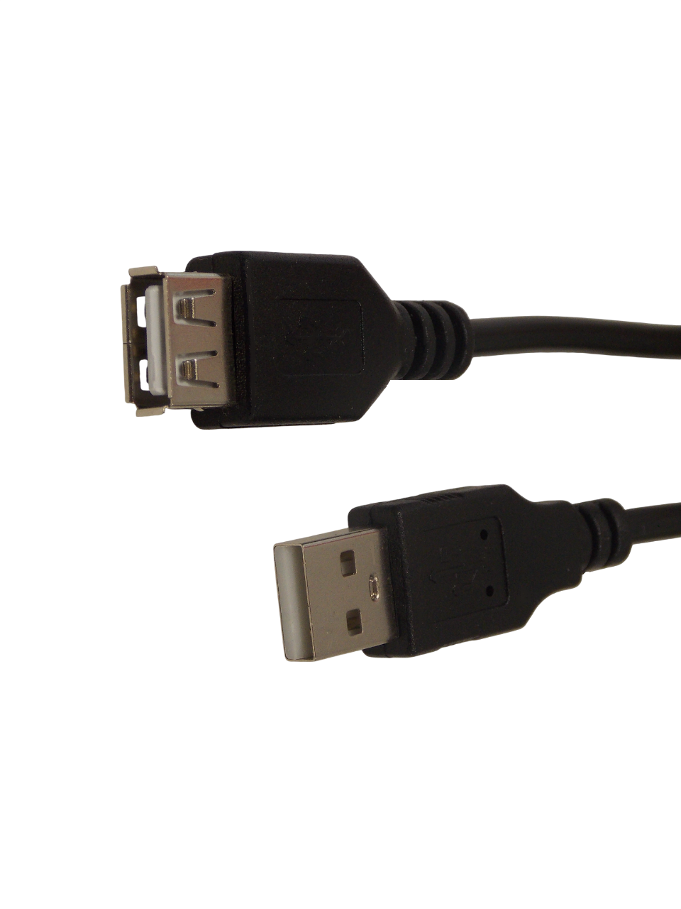 Шнур USB - A штекер на USB - A гнездо / 5 метров / черный