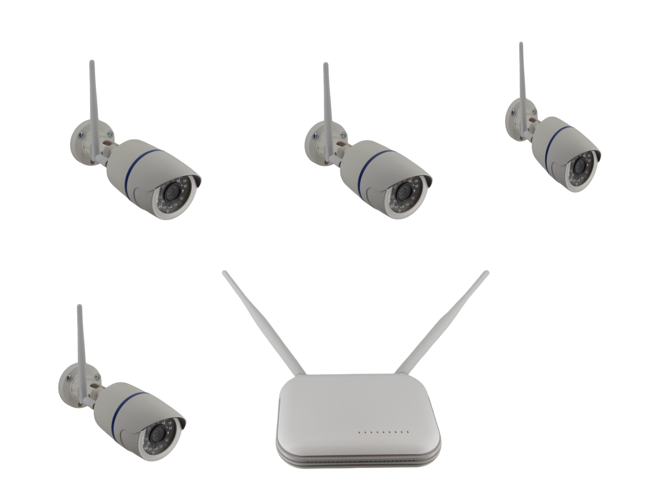 Система видеонаблюдения BESDER  6024PW - XMA301 / 3MP / 3.6мм