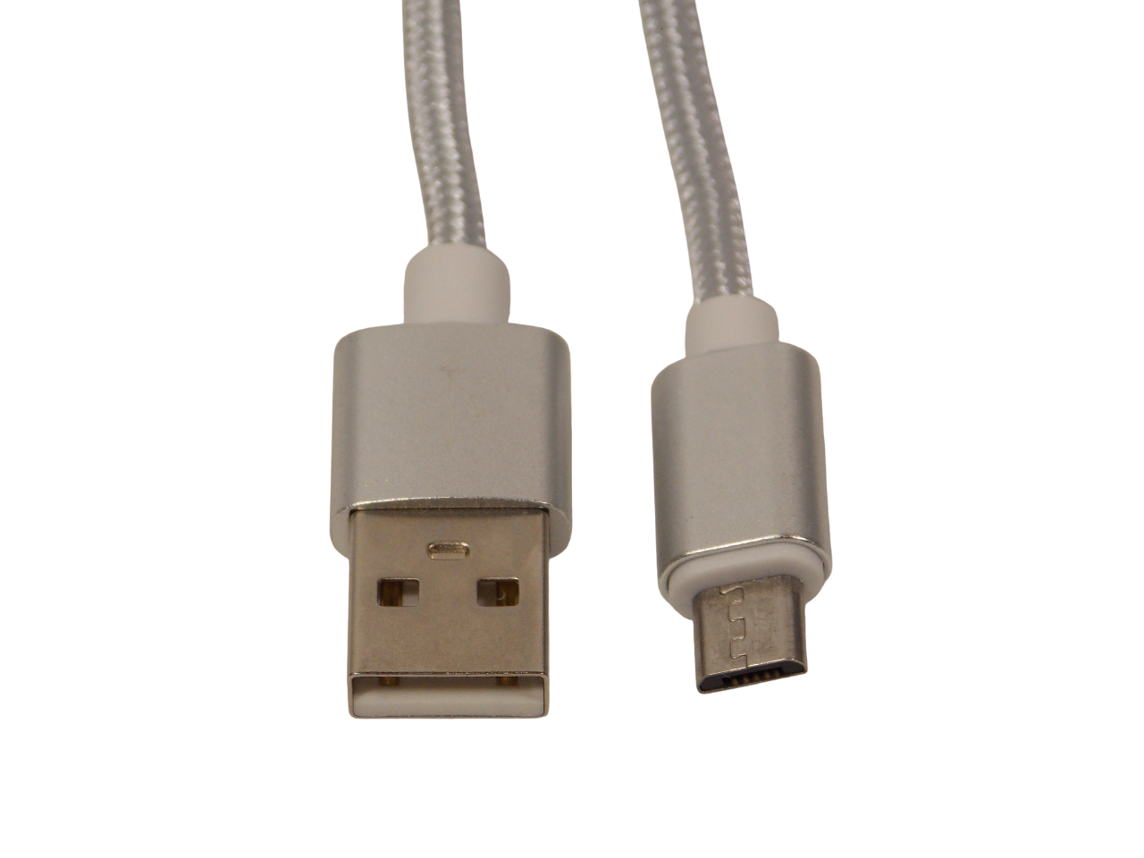 Шнур USB - A штекер  на micro USB  штекер / 1.0 метр / серый