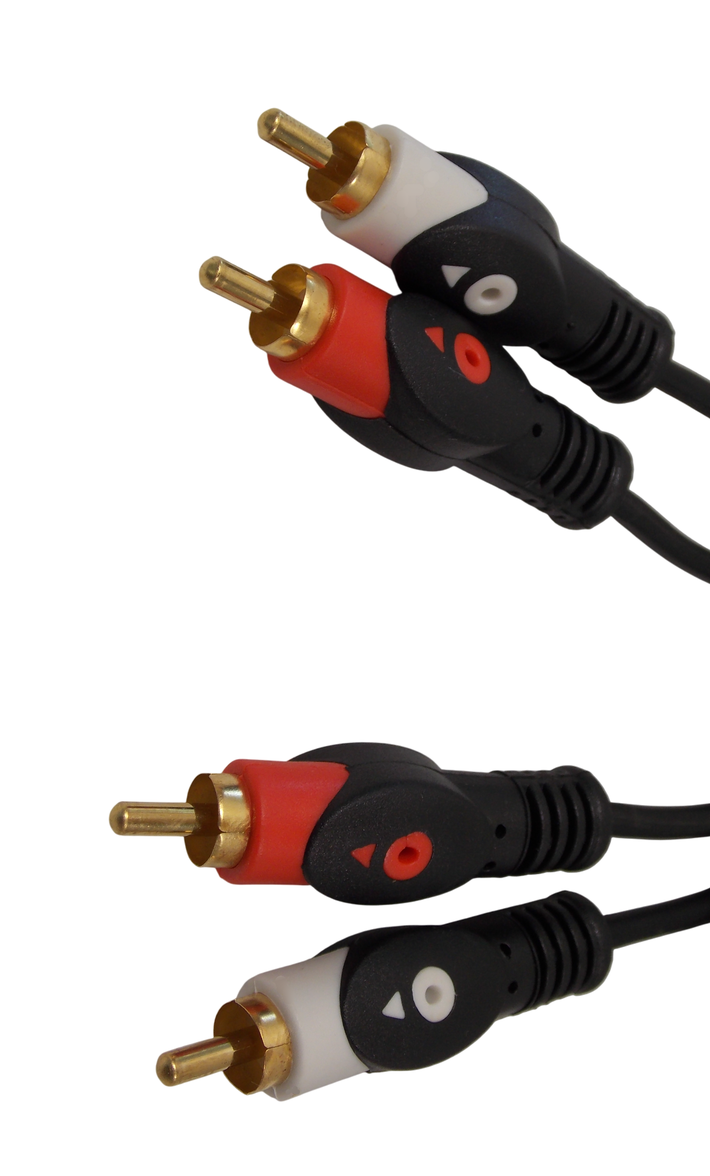 Шнур 2 х RCA на 2 x RCA / 1.5 метра / черный