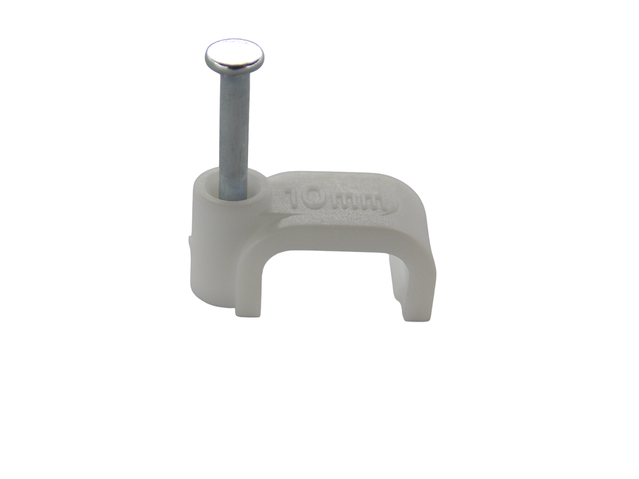 Крепеж для кабеля плоский 10мм / 100 штук