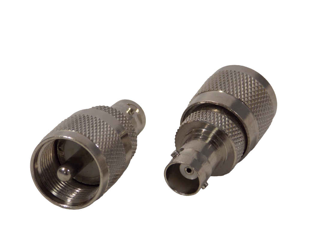 Адаптер - переходник UHF штекер на BNC гнездо 