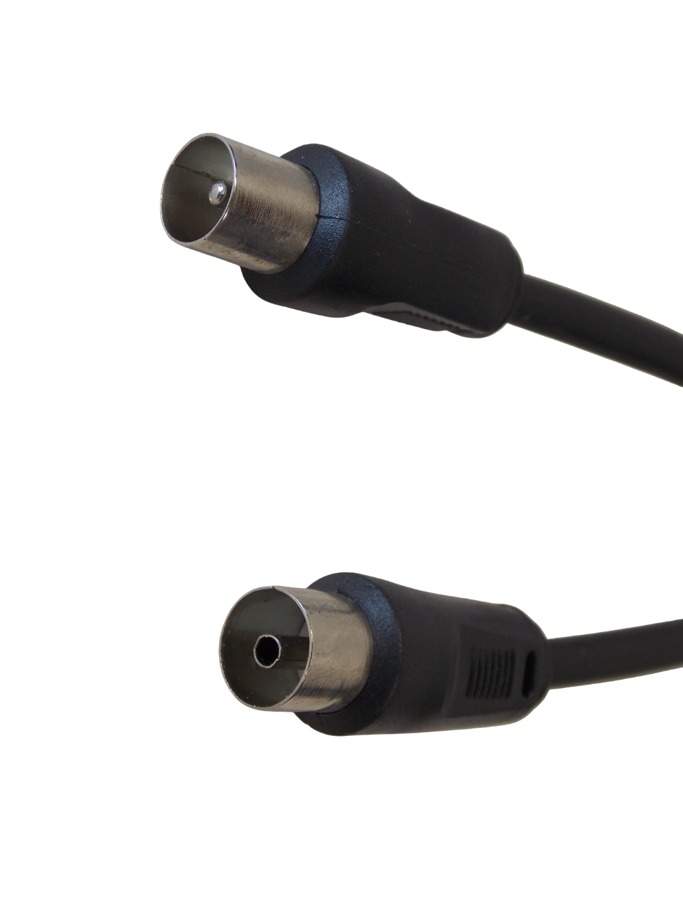 Шнур TВ разъем на - TВ гнездо / 1.5 метра / черный