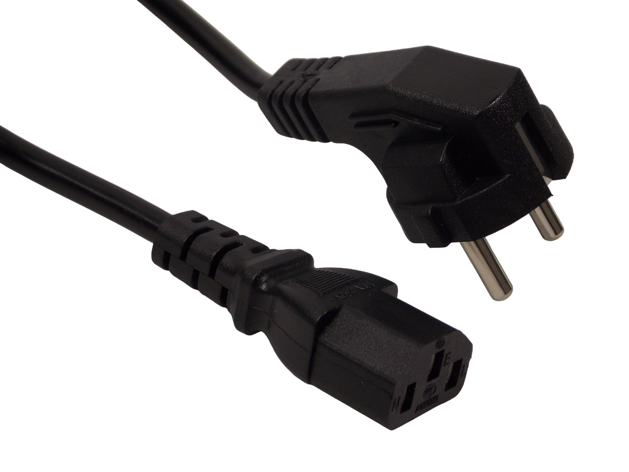 Сетевой компьютерный шнур питания / 1.5 метра / черный