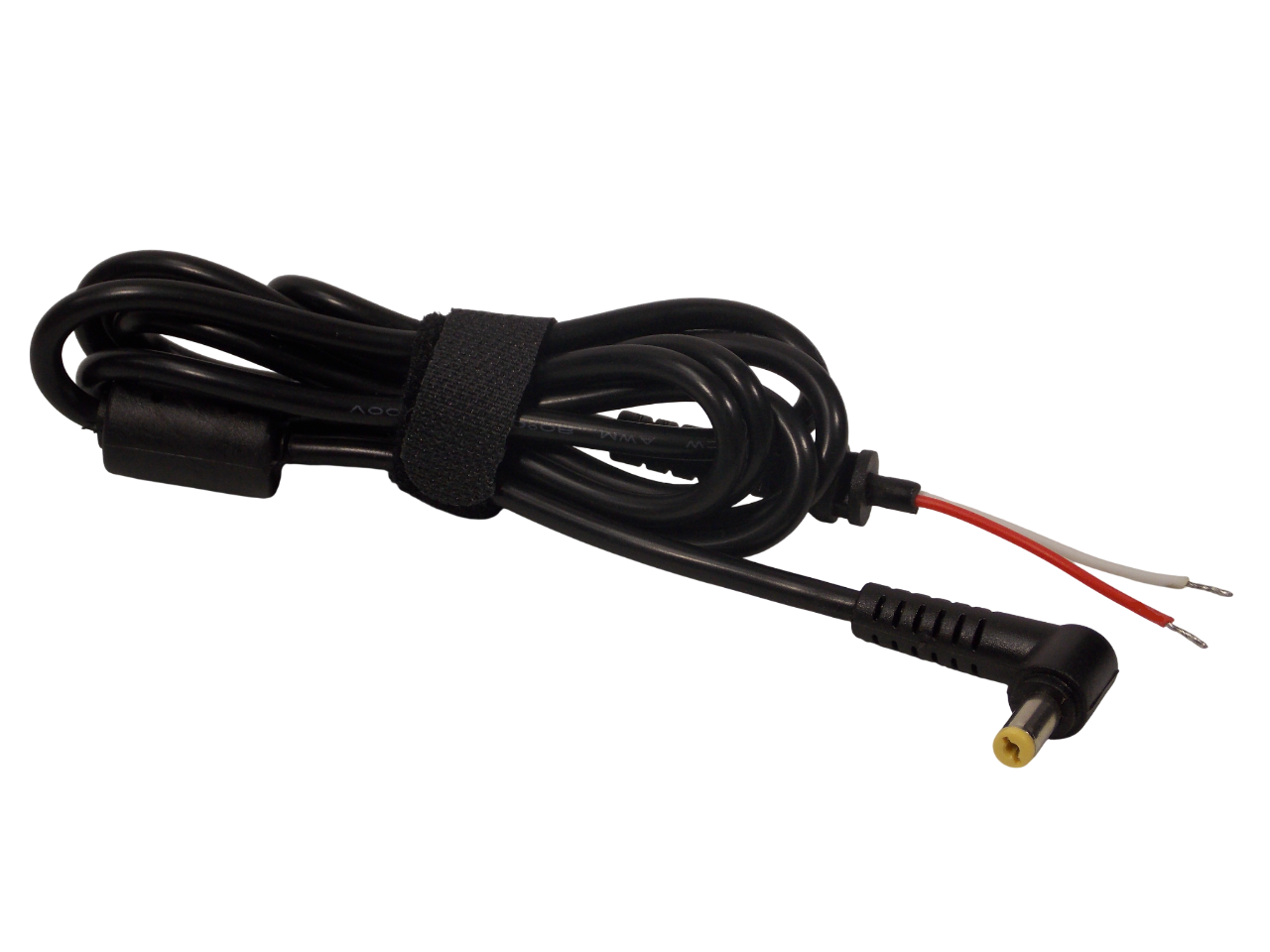 Шнур питания под пайку для ACER с размером штекера  5.5*1.7мм / 1.2 метра / черный