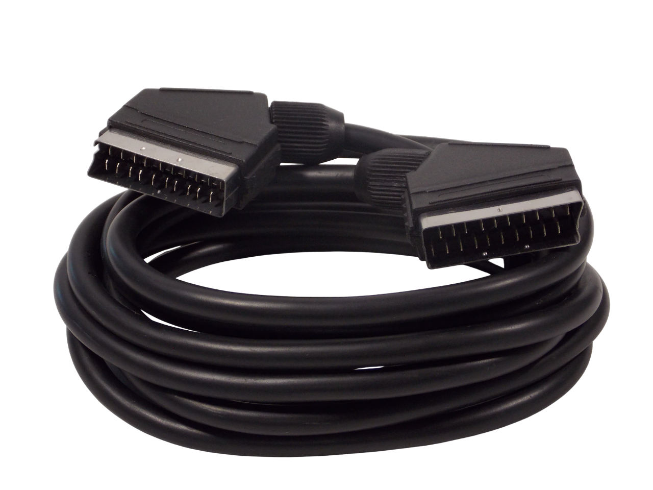 Шнур  SCART 9рin на SCART 9рin /  5 метров / черный