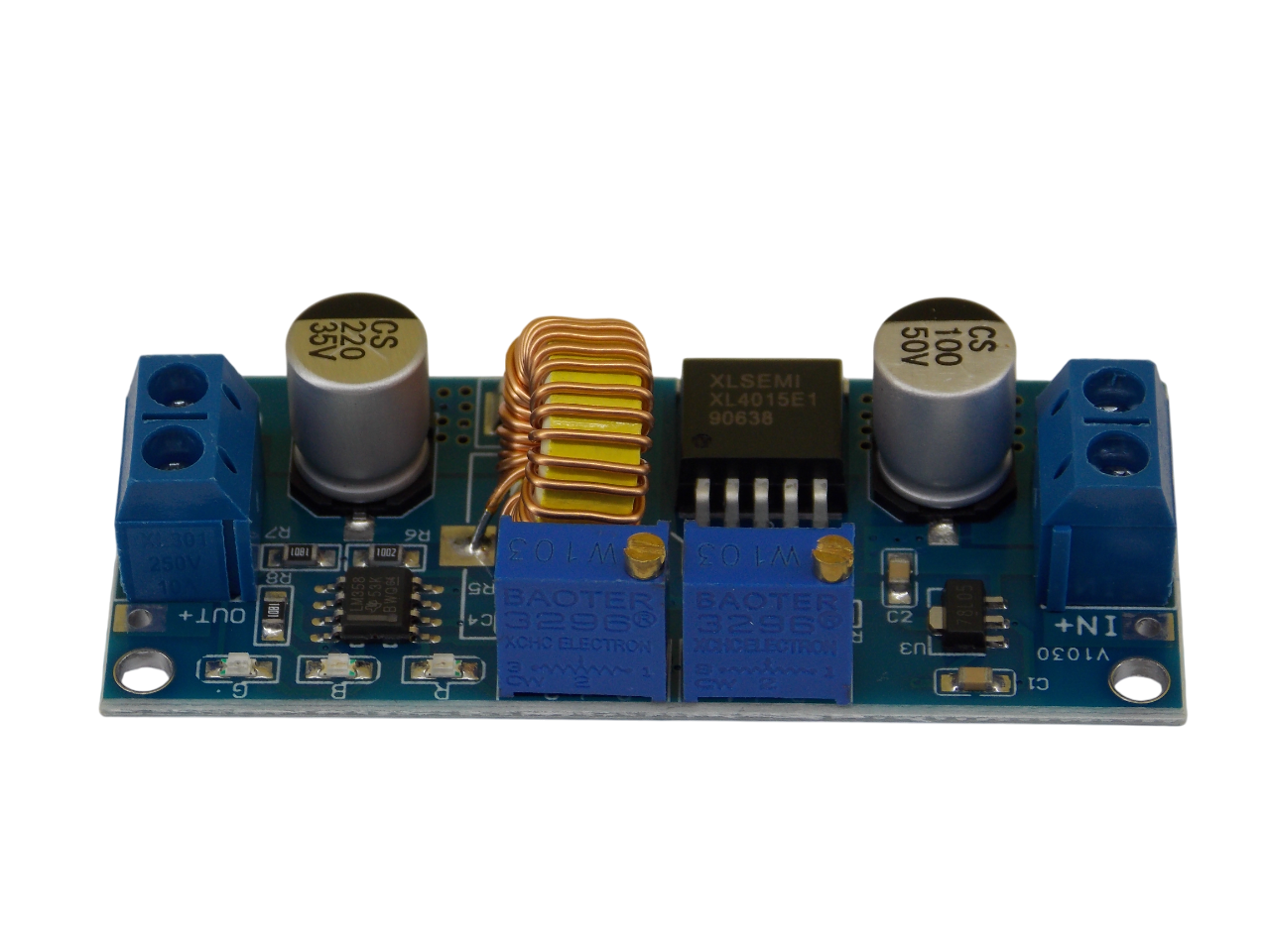 Преобразователь напряжения понижающий DC-DC  5А 