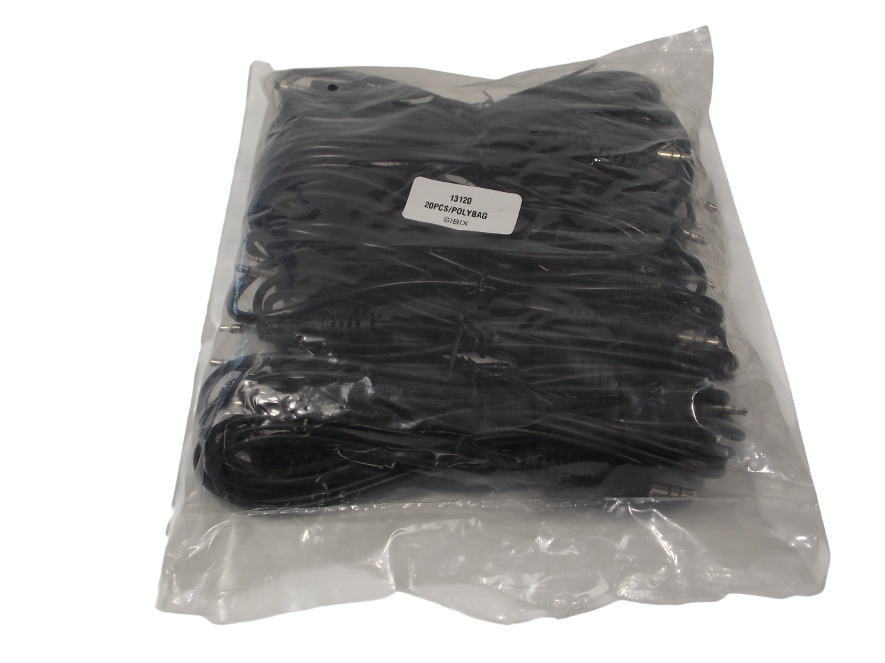 Шнур jack 3.5 мм стерео   на jack 3.5 мм стерео  / 1 метр / черный