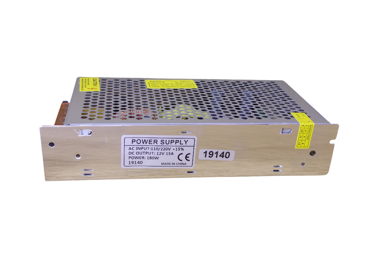 Блок питания 12В - 15А - 180Вт 