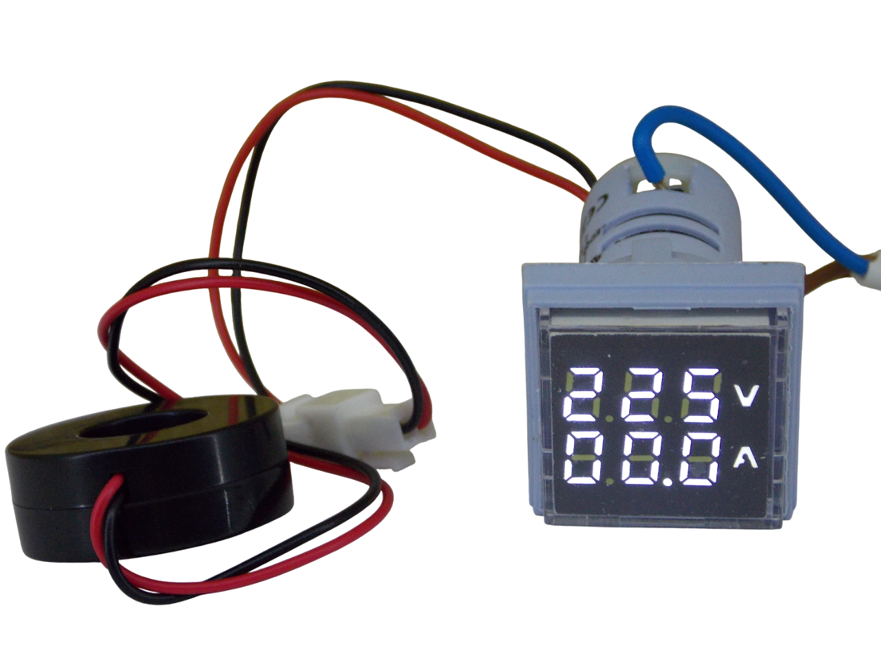 Цифровой вольт-амперметр переменного напряжения 60-500В;    0 -100А