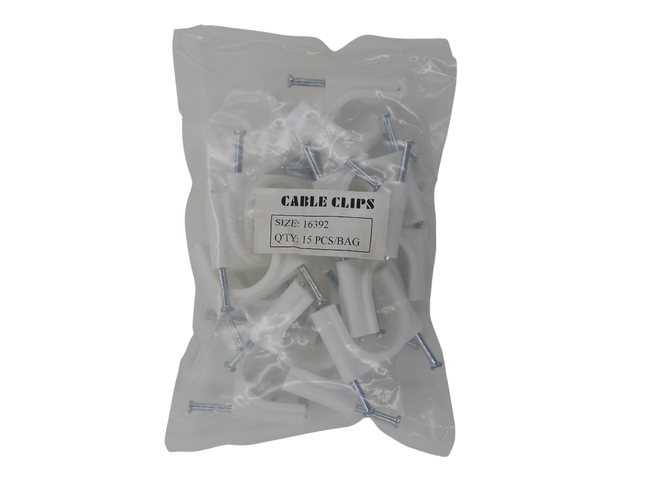 Крепеж для кабеля  круглый 32мм / 15 штук