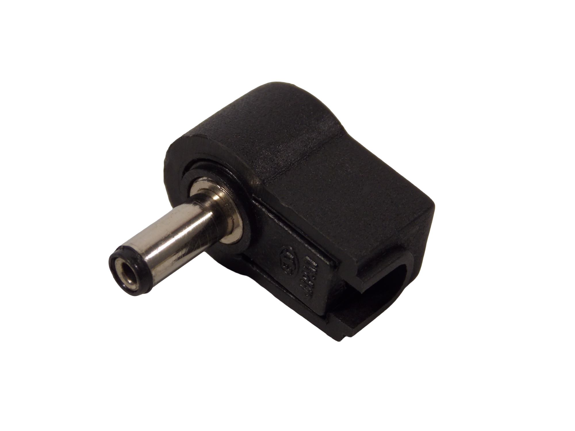 Штекер питания 4.0*1.7мм  угловой / пластик