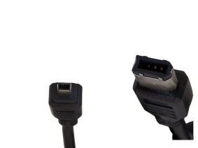 Шнур FireWire IEEE1394 6pin на 4pin / 3 метра / черный